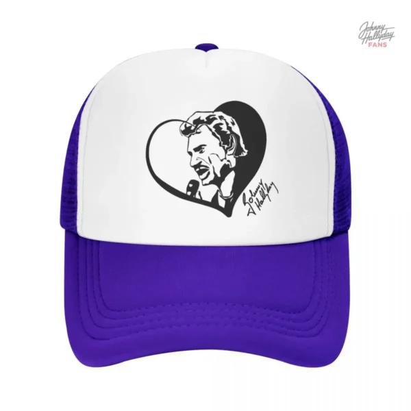 Casquette stylée, hommage à Johnny Hallyday