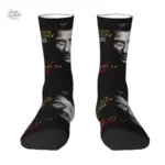Modèles variés de chaussettes Johnny Hallyday
