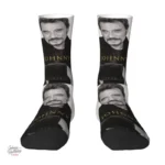 Chaussettes illustrant l'esprit Johnny Hallyday