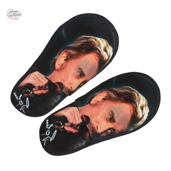 Chaussons Johnny Hallyday - Idéal pour la maison