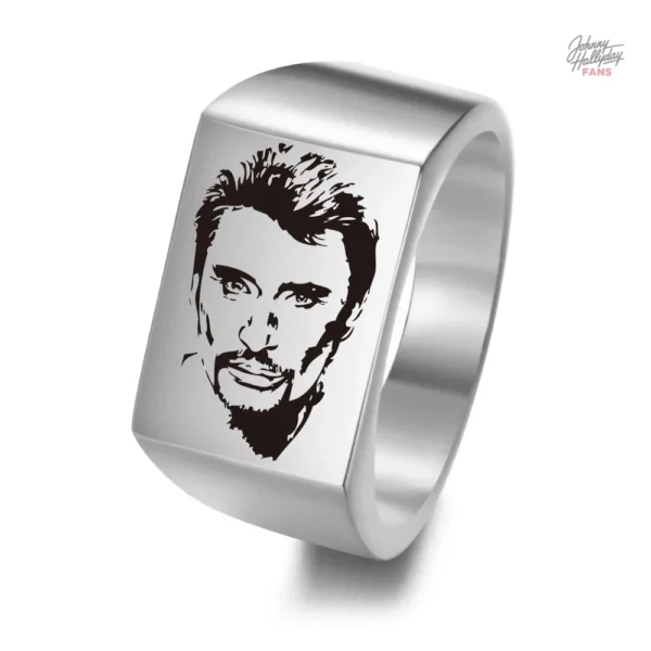 Chevalière Johnny Hallyday, modèle unique en bijouterie