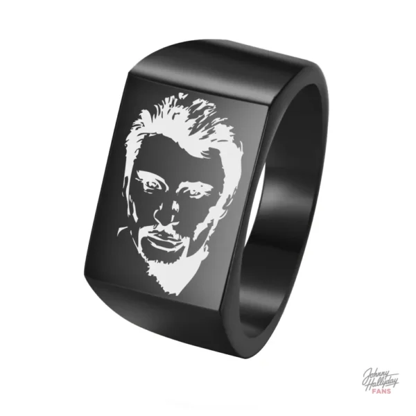 Chevalière Johnny Hallyday, design intemporel et élégant