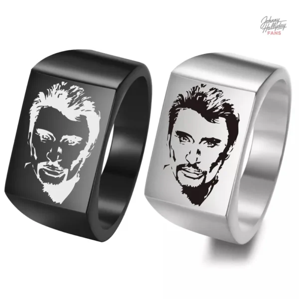 Bagues Johnny Hallyday, deux modèles distincts disponibles