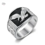 Chevalière Johnny Hallyday Aigle modèle 2