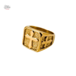 Bague Johnny Hallyday - Chevalière Croix en deux styles