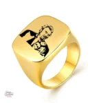 Chevalière Johnny Hallyday - Or symbolique