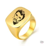 Bague Johnny Hallyday - Design or moderne