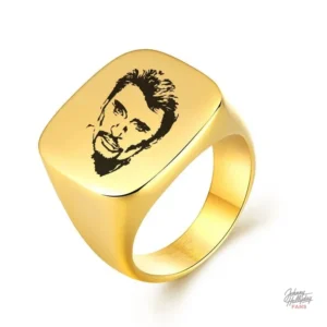 Bague Johnny Hallyday - Design or moderne