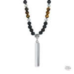 Collier de perles Johnny Hallyday - modèle classique