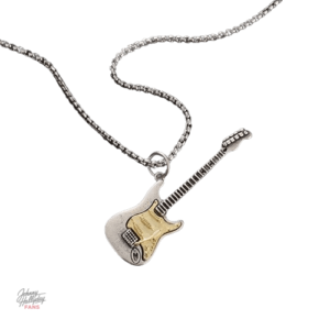 Pendentif guitare inspiré par Johnny Hallyday