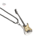 Bijou hommage à Johnny Hallyday, guitare en pendentif
