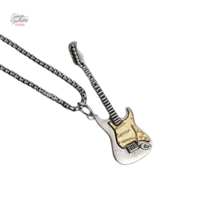 Bijou hommage à Johnny Hallyday, guitare en pendentif