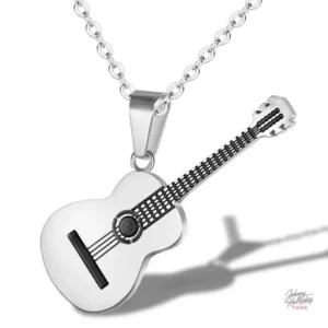 Modèle de collier guitare inspiré de Johnny Hallyday