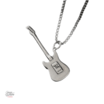 Accessoire musical, collier avec pendentif guitare Johnny Hallyday