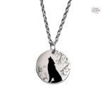 Collier pendentif Johnny Hallyday - Loup