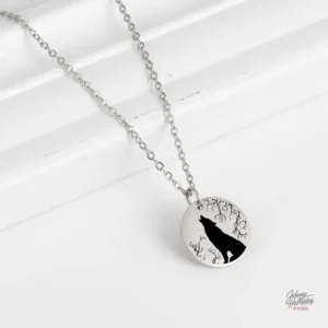 Pendentif Johnny Hallyday - modéle Loup unique