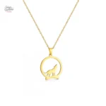 Pendentif loup Johnny Hallyday - design unique