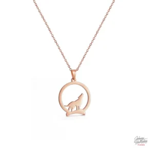 Collier Johnny Hallyday - pendentif loup en plusieurs modèles