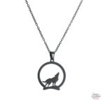 Accessoire Johnny Hallyday - collier pendentif loup distinctif