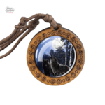 Collier pendentif Johnny Hallyday Loup