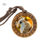Collier artistique Loup Johnny Hallyday