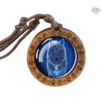 Collier pendentif Johnny Hallyday Loup - vue 3