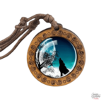 Collier pendentif Johnny Hallyday Loup - vue 7
