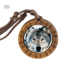 Collier Loup inspiré par Johnny Hallyday