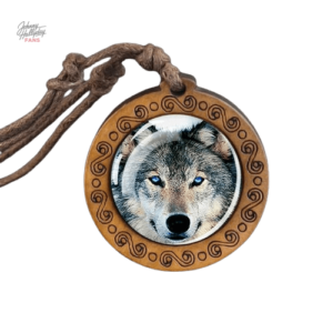 Collier Loup inspiré par Johnny Hallyday