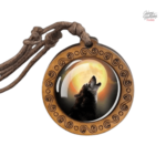 Collier Johnny Hallyday avec pendentif Loup