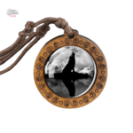 Pendentif Loup sur collier Johnny Hallyday