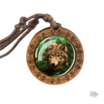 Pendentif stylisé Loup Johnny Hallyday