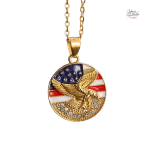 Pendentif Aigle America - Version 2 Johnny Hallyday