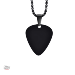 Collier Johnny Hallyday en métal décoratif