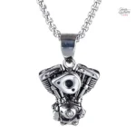 Collier pendentif Johnny Hallyday Motard modèle 2