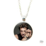Collier pendentif hommage à Johnny Hallyday