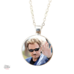 Pendentif Johnny Hallyday, design contemporain