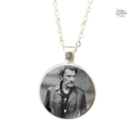 Collier hommage Johnny Hallyday, style unique