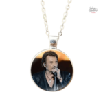 Hommage à Johnny Hallyday, pendentif pour fans
