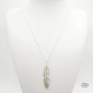 Pendentif plume Johnny Hallyday - Style unique