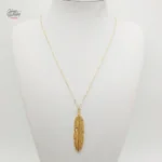 Collier Hallyday - Design plume moderne et tendance