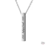 Collier pendentif Johnny Hallyday Signature - modèle unique