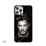 Coque Johnny Hallyday pour iPhone 8 - Art et musique fusionnés