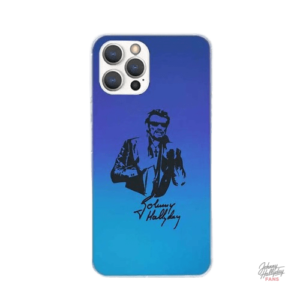 Coque iPhone X Johnny Hallyday - style rock