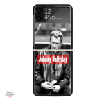 Coque Samsung Galaxy Z Flip avec design Johnny Hallyday