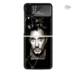 Coque Johnny Hallyday pour smartphone pliable Galaxy Z Flip