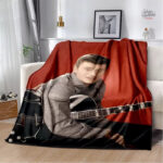 Couverture flanelle Johnny Hallyday – modèle 13