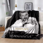 Couverture flanelle Johnny Hallyday – modèle 1 - vue 2