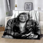 Couverture flanelle Johnny Hallyday – modèle 2