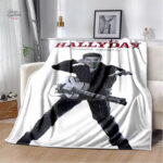 Couverture flanelle Johnny Hallyday – modèle 1 - vue 6
